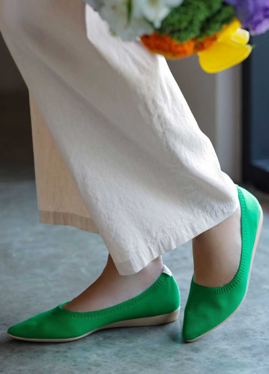 steppi by UNFILO基礎針織鞋 綠色 24號